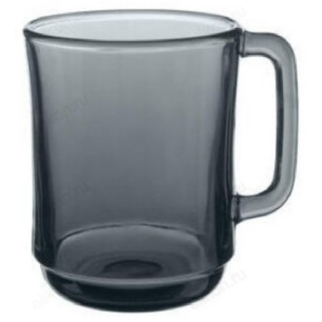 Кружка стекло 310мл BASILICO/LAVA GREY