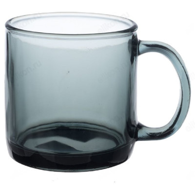 Кружка стекло 420мл BASILICO/LAVA GREY