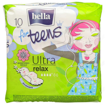 Прокладки гигиенические BELLA for teens Ultra relax супертонкие 10шт 941-004-2