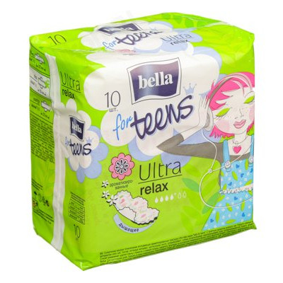 Прокладки гигиенические BELLA for teens Ultra relax супертонкие 10шт 941-004