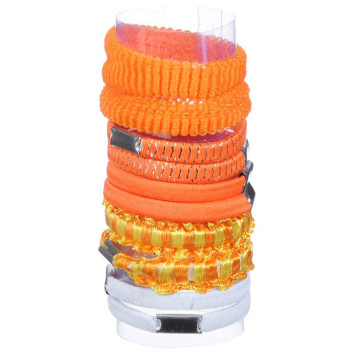 Набор резинок для волос Beriotti 10 шт, полиэстер, 4 см-1