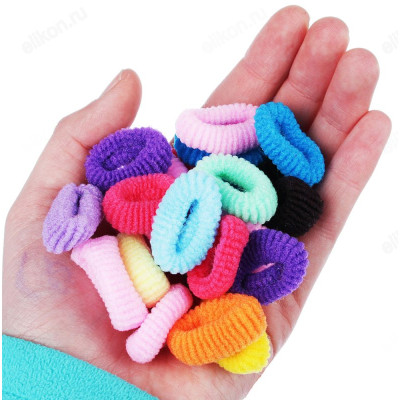 Набор резинок для волос BERIOTTI  24шт, полиэстер, 3см, арт.FG-3009-2