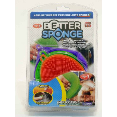 Набор универсальных губок силикон BETTER SPONGE-1