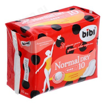 Прокладки гигиенические BiBi Normal Dry/Soft 10шт 941-025