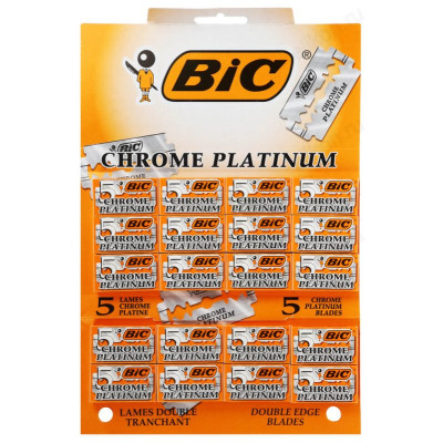 Лезвия двусторонние BIC Chrome Platinum K5 946-016-2