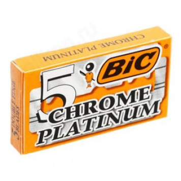 Лезвия двусторонние BIC Chrome Platinum K5 946-016