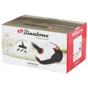 Пылесос 1200 Вт с мешком BINATONE BVC-201W-1