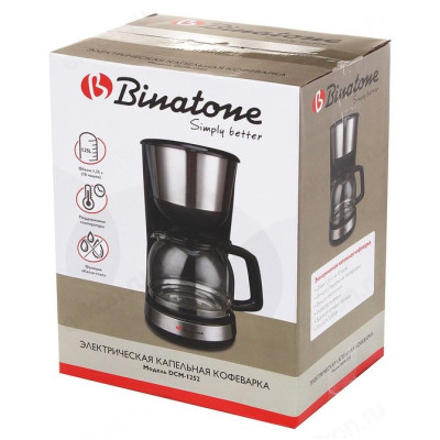 Кофеварка капельная BINATONE DCM-1252 1,2л/1000Вт-5