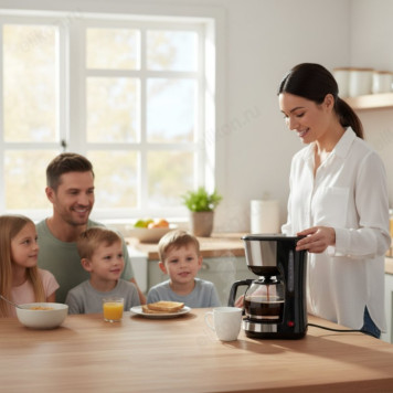 Кофеварка капельная BINATONE DCM-1252 1,2л/1000Вт-7