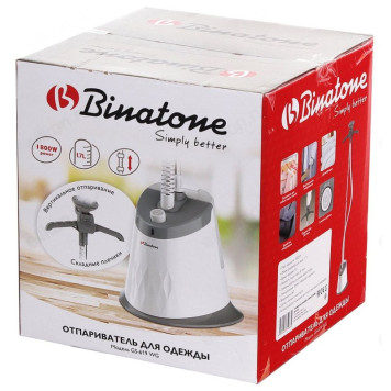 Отпариватель BINATONE GS-619 WG, 1800 Вт, 1, 7 л, белый-1