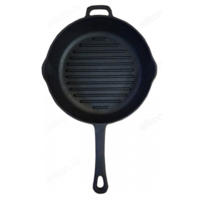 Сковорода-гриль чугунная 1126БИОЛ d26см литая ручка-1