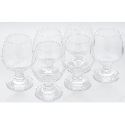 Набор бокалов BISTRO 6шт 250мл 44483В коньяк-1