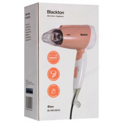 Фен BLACKTON Bt HD1001C белый-розовый-4