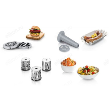Мясорубка с шинковками BOSCH MFW 2514W 1500Вт-2