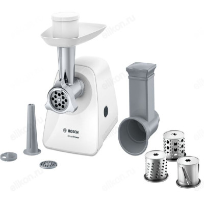 Мясорубка с шинковками BOSCH MFW 2514W 1500Вт