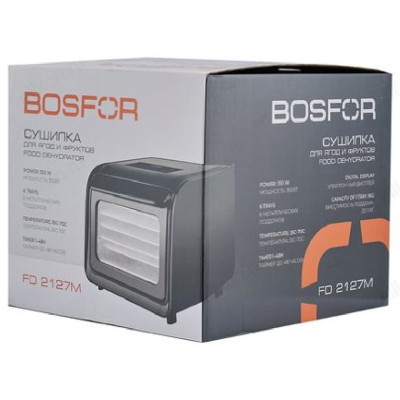 Сушилка для овощей, фруктовBOSFOR FD 2127M-7