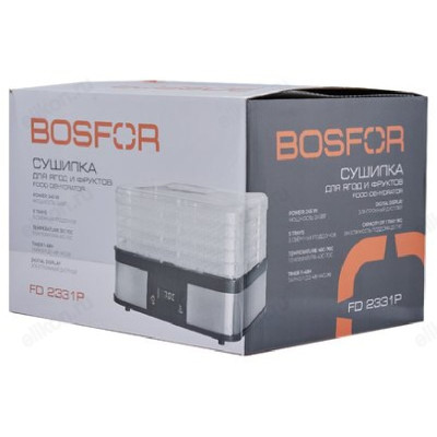 Сушилка для овощей,фруктов BOSFOR FD 2331P-7