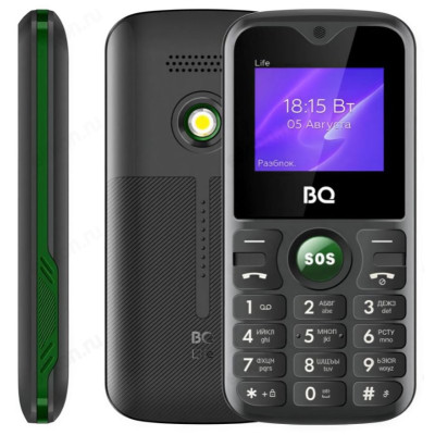Мобильный телефон BQ 1853 Life Black+Green