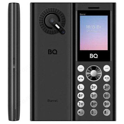 Мобильный телефон BQ 1858 Barrel Black+Silver