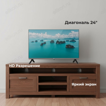 Телевизор 24" BQ 24F34B Black