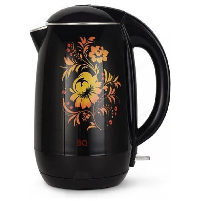 Чайник BQ KT1702P 1,8л черный Цветы-1