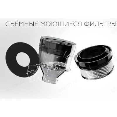 Беспроводной пылесос BQ VCA1000W Серый-Красный-3