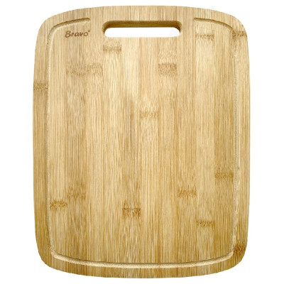 Доска разделочная с желобком BRAVO бамбук 36*26*1,8