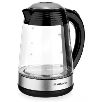 Чайник электрический черный BRAYER BR1012BK-1