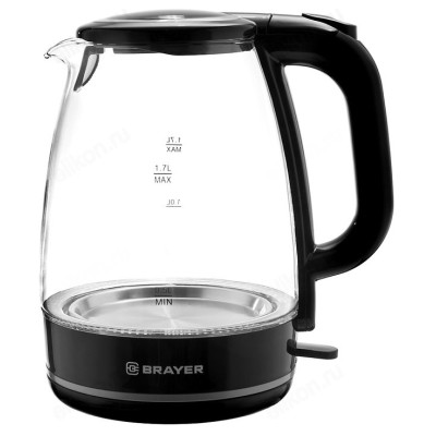 Чайник стеклянный BRAYER BR-1030 1,7л