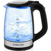 Чайник стеклянный BRAYER BR-1040BK 2л