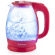 Чайник стеклянный BRAYER BR-1045RD розовый