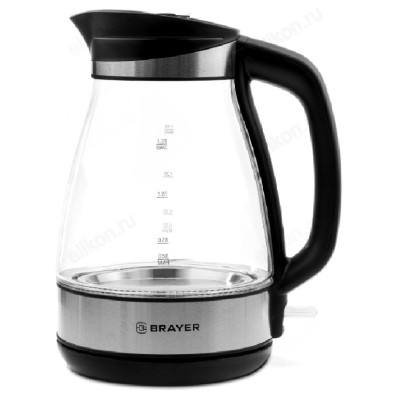 Чайник стеклянный BRAYER BR-1048 1,7л-1