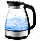 Чайник стеклянный BRAYER BR-1048 (1,7л)