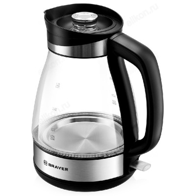 Чайник стеклянный BRAYER BR-1048 1,7л-3