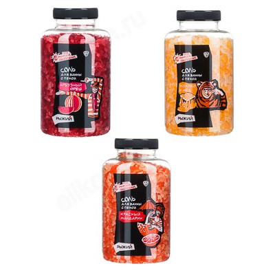 Соль для ванн с пеной BY Рыжий 500г 953-021