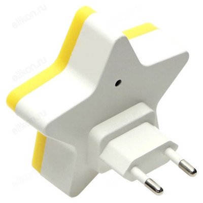 Ночник CADENA Звезда 4LED желтый 40Z-1