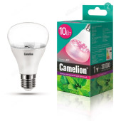 Лампа светодиодная FITO LED E27 A70 10W Camelion PL BIO ФИТО для растений
