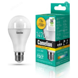 Лампа светодиодная LED E27 A65 17W 3K Camelion 830