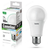 Лампа светодиодная LED E27 A60 13W 4K Camelion 845