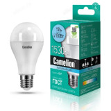 Лампа светодиодная LED E27 A65 17W 4K Camelion 845