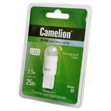 Лампа светодиодная LED G9 G9 4W 845 Camelion-1