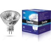 Лампа галогенная JCDR 20W 220V Camelion 50mm с защитным стеклом 6138 5/200