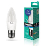 Лампа светодиодная LED E27 C35 10W 6K Camelion Свеча 865-10/27