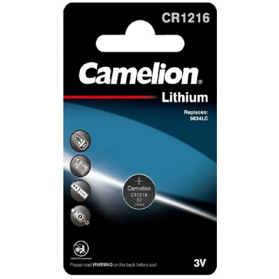 Батарейка CR1216 Camelion, 3 V