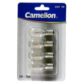 Лампа накаливания E14 7W 220V DP-704 CAMELION для ночников