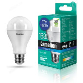 Лампа светодиодная LED E27 A65 17W 6K Camelion 865