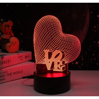 Ночник Camelion NL-400 Сердце-1