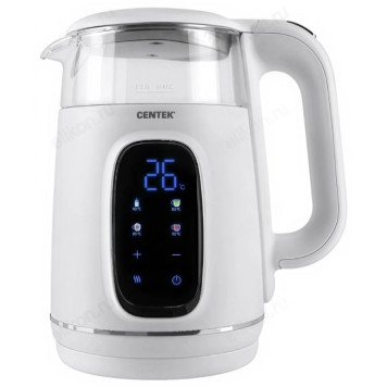 Чайник CENTEK CT-0052 White (1,76л) двойные стенки белый-1