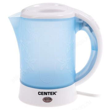 Чайник Centek CT-0054, бело-синий, 0.6 л-3