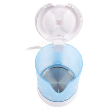 Чайник Centek CT-0054, бело-синий, 0.6 л-4